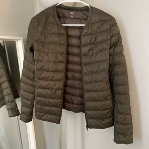 Uniqlo Olive Green Puffer Jacket